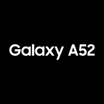 Galaxy A52 white Logo Vector