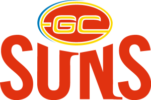 Gold Coast SUNS Football Club Logo Vector