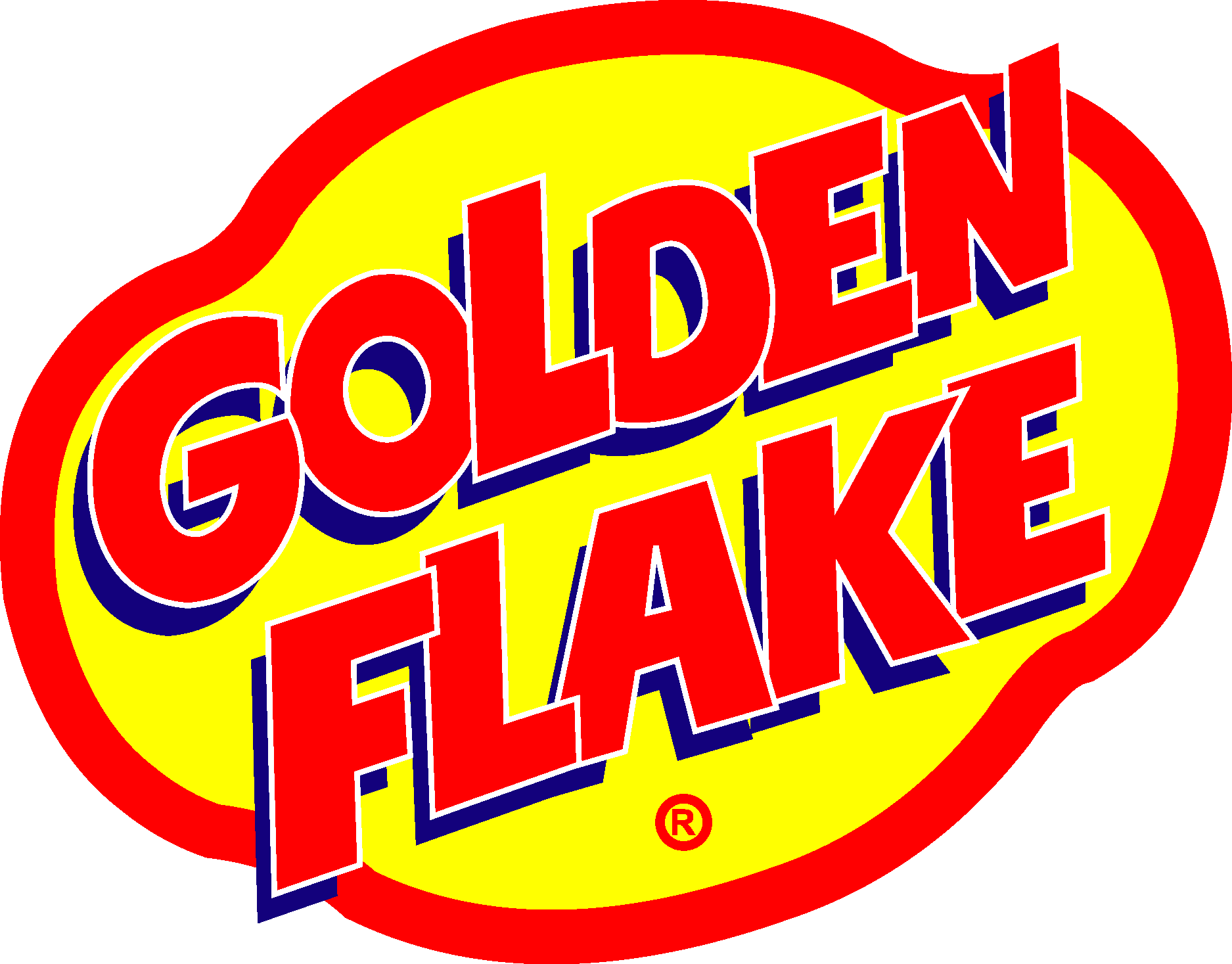 Golden Flake Logo Vector