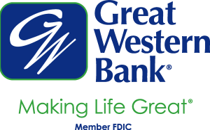 Great Western Bank Logo Vector