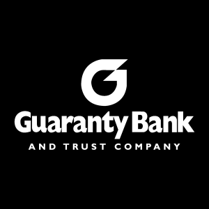 Guaranty Bank and Trust Company white Logo Vector