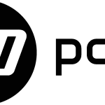 HP Palm black Logo Vector