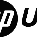 HP UX black Logo Vector