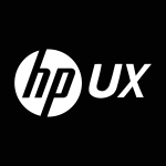 HP UX white Logo Vector