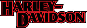 Harley Davidson Black Wordmark Logo Vector