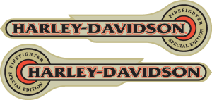 Harley Davidson Firefighter Special Edition Logo Vector
