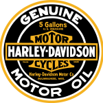 Harley Davidson Genuine Motor Oil Logo Vector