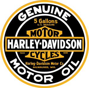 Harley Davidson Genuine Motor Oil Logo Vector