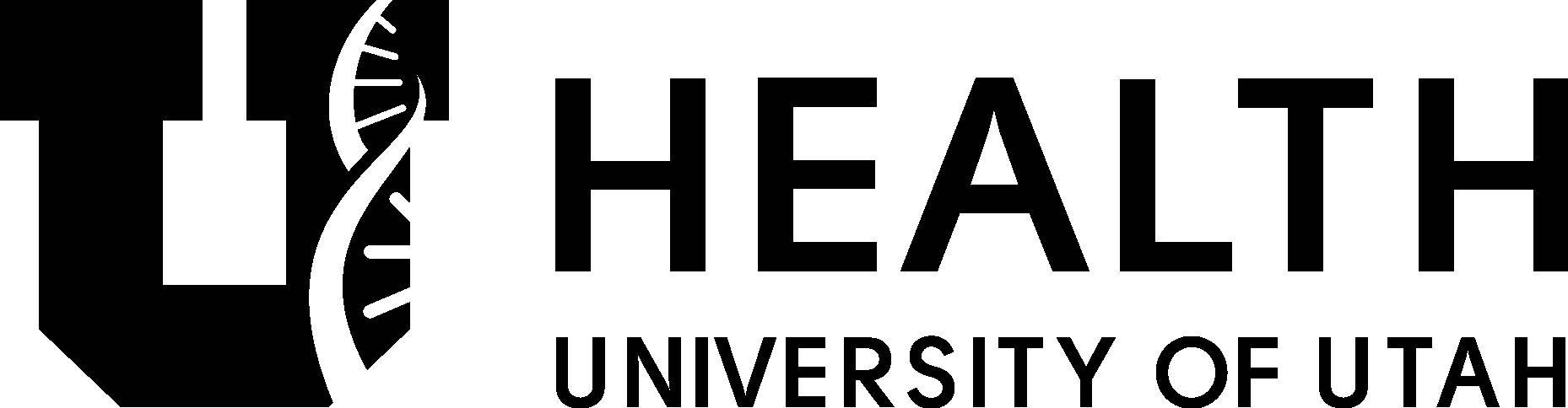 Health University Of Utah black Logo Vector