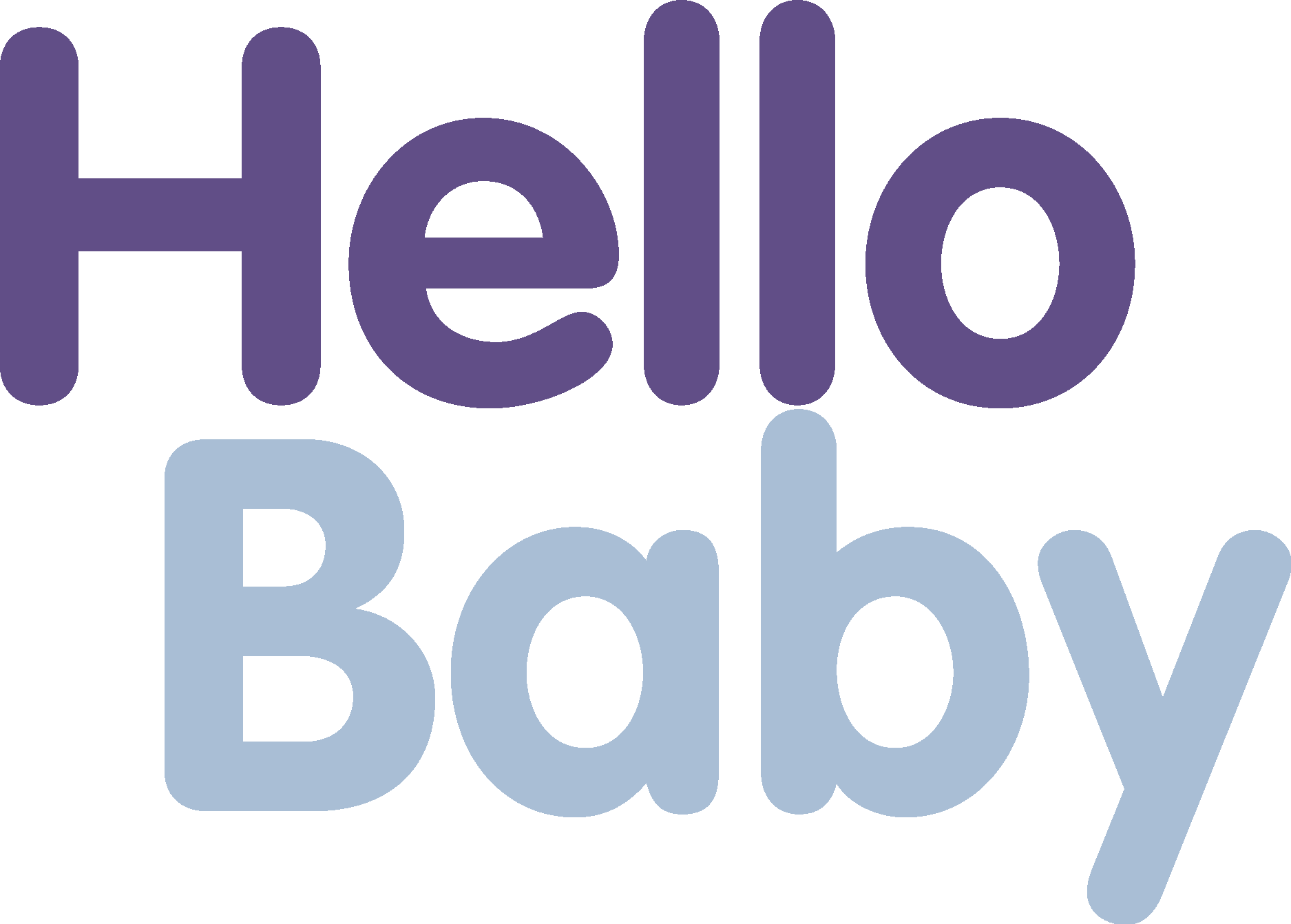 Hello Baby Logo Vector