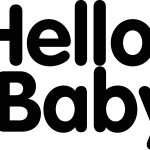 Hello Baby black Logo Vector