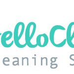 Hello Cleaner Logo Vector