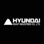 Hyundai Heavy Industries white Logo Vector