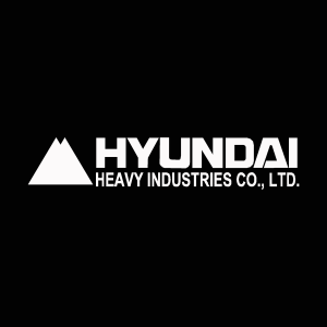 Hyundai Heavy Industries white Logo Vector