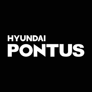 Hyundai Pontus white Logo Vector