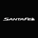 Hyundai Santa Fe white Logo Vector