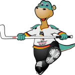 IIHF 2010 World Championship mascot Logo Vector