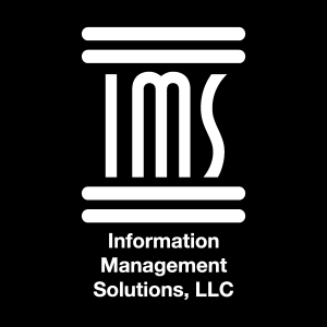 Information Management Solutions white Logo Vector