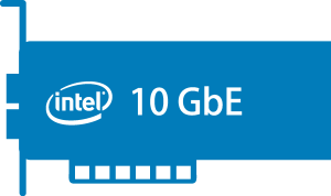 Intel 10 GbE Logo Vector