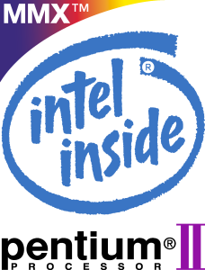 Intel Pentium II MMX Logo Vector