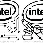 Intel Skulltrail Logo Vector