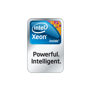 Intel Xeon Powerful Intelligent Logo Vector