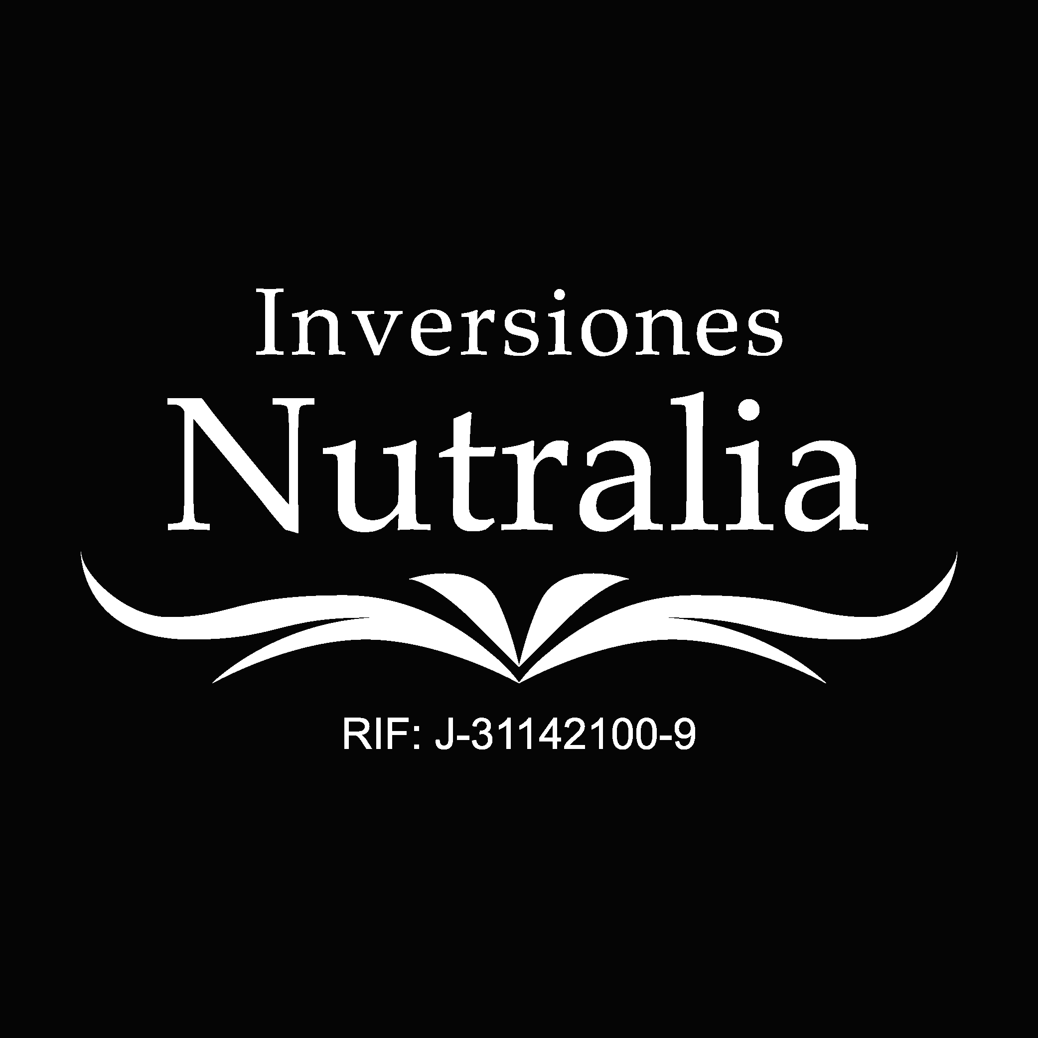 Inversiones Nutralia white Logo Vector