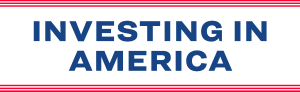 Investing In America Wordmark Logo Vector