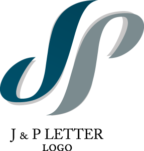 J P Letter Logo Vector