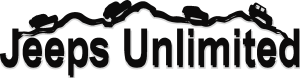 Jeeps Unlimited black Logo Vector