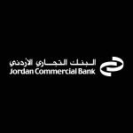 Jordan Commercial Bank white Logo Vector