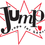 Jump Rope for Heart Logo Vector