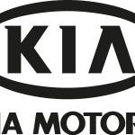 Kia Motors black Logo Vector