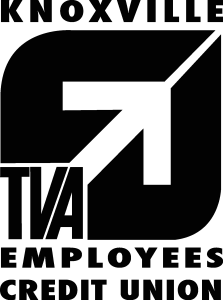 Knoxville TVA Credit Union black Logo Vector