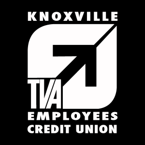 Knoxville TVA Credit Union white Logo Vector