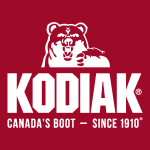 Kodiak Boots White Logo Vector