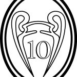 La Decima Real Madrid Logo Vector