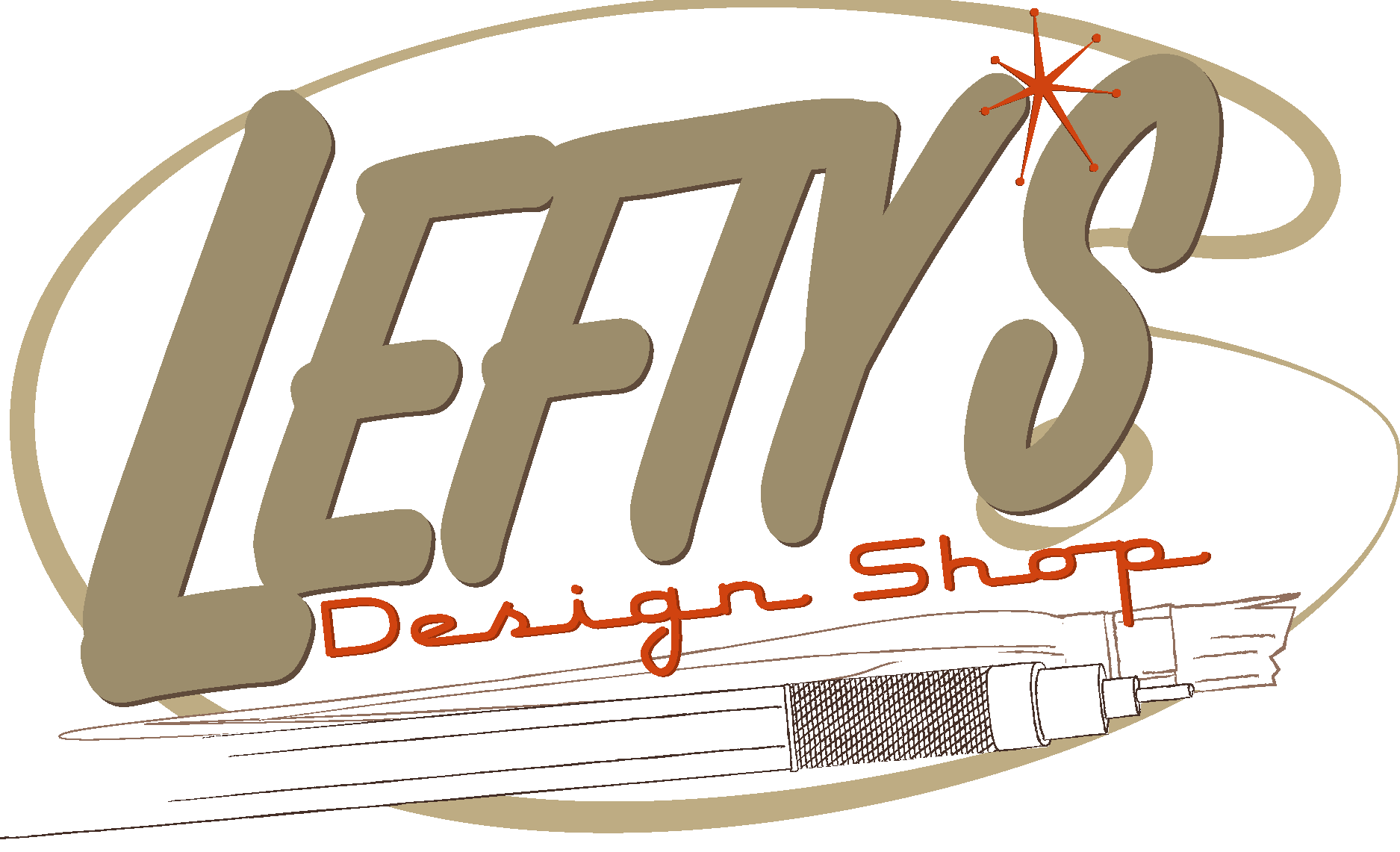 Lefty’s Design Shop Logo Vector