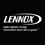 Lennox white Logo Vector