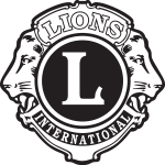 Lions International Black Logo Vector