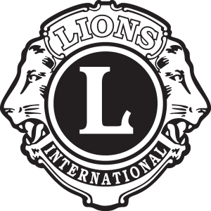 Lions International Black Logo Vector