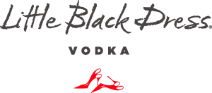 Little Black Dress Vodka Logo Vector