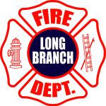 Long Branch Fire Department Logo Vector