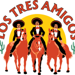 Los Tres Amigos Logo Vector