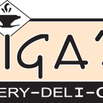 MIGAS bakery deli cafe Logo Vector