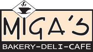 MIGAS bakery deli cafe Logo Vector