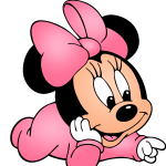 MINNIE Laying Logo Vector