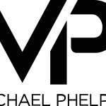 MP Michael Phelps black Logo Vector