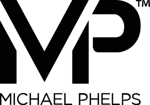 MP Michael Phelps black Logo Vector