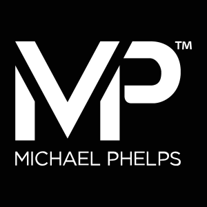 MP Michael Phelps white Logo Vector